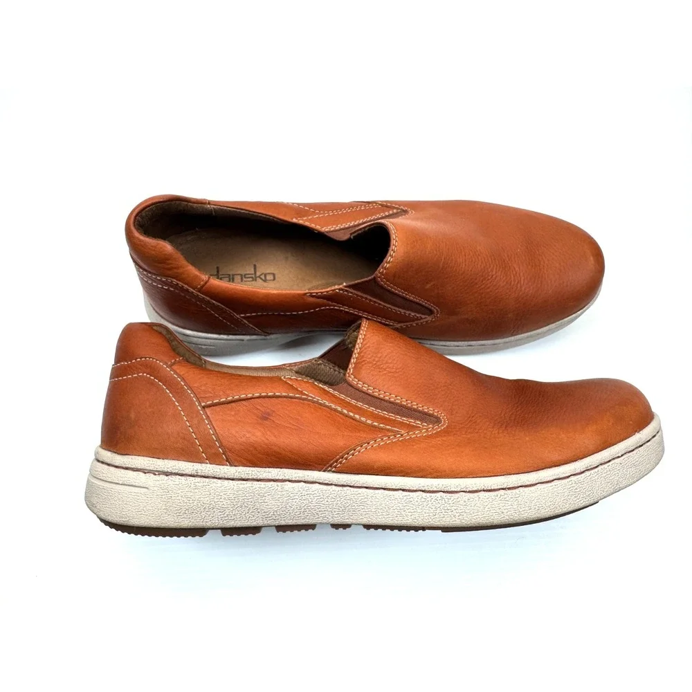 Dansko Trent Leather Slip On Loafer Mens 45 US 11.5-12 EUC Comfort‎ Shoes
